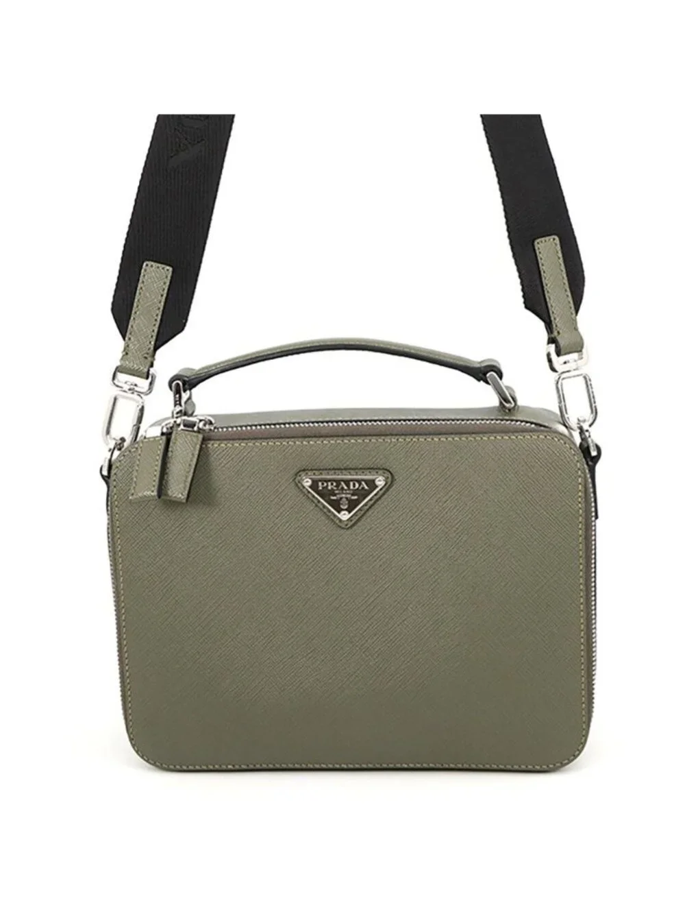 Prada Shoulder Bag Saffiano Leather 2-Way